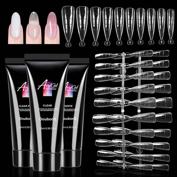 nail art kits 1 set 3 colors 15ml extension gel kit builder quick building finger with plates
nail art kits 1 set 3 colors 15ml extension gel kit builder quick building finger with plates