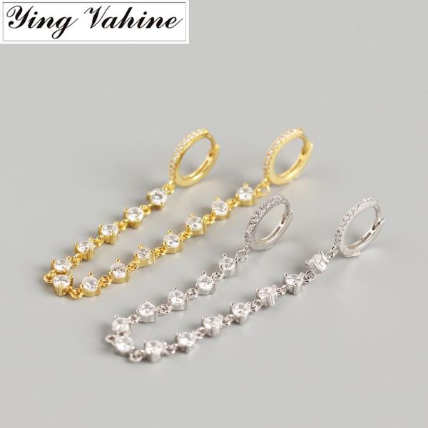 other ying vahine 100% 925 sterling silver small zircons long tassel pendant drop earrings for women, Golden;silver
other ying vahine 100% 925 sterling silver small zircons long tassel pendant drop earrings for women, Golden;silver