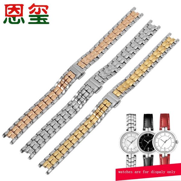 watch bands solid stainless steel band concave interface female's bracelet for t094 210 series silver inter gold wristband, Black;brown
watch bands solid stainless steel band concave interface female's bracelet for t094 210 series silver inter gold wristband, Black;brown