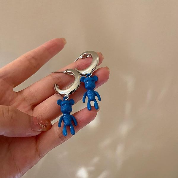 earrings & necklace jewellery set blue bear geometric european style simple personality ear buckle temperament wholesale, Silver
earrings & necklace jewellery set blue bear geometric european style simple personality ear buckle temperament wholesale, Silver