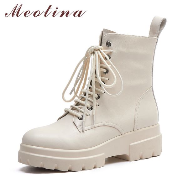 meotina real leather platform thick heels motorcycle boots women ankle boots shoes zip cross tied high heel short boots black 42 210520
meotina real leather platform thick heels motorcycle boots women ankle boots shoes zip cross tied high heel short boots black 42 210520