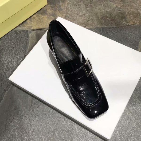 dress shoes fashion square toe for women comfortable pure color slip on wedding prom, Black
dress shoes fashion square toe for women comfortable pure color slip on wedding prom, Black