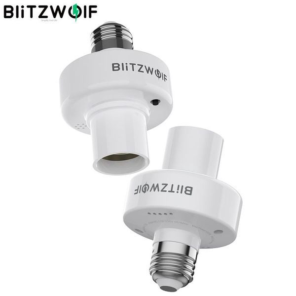 smart home control blitzwolf bw-lt30 e27 wifi lampholder voice bulb adapter base socket work with alexa google assistant ac110-230v
smart home control blitzwolf bw-lt30 e27 wifi lampholder voice bulb adapter base socket work with alexa google assistant ac110-230v