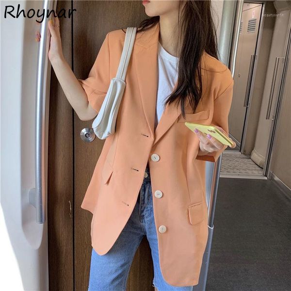 women's suits & blazers women notched collar casual elegant office lady loose female korean style ins outwear sweet college all-match f, White;black
women's suits & blazers women notched collar casual elegant office lady loose female korean style ins outwear sweet college all-match f, White;black