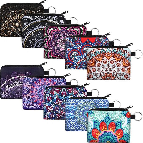 party favor 1pack mandala small coin purse boho change pouch mini wallet bag with zipper exquisite present for women girls
party favor 1pack mandala small coin purse boho change pouch mini wallet bag with zipper exquisite present for women girls