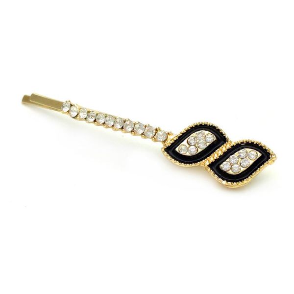 hair clips & barrettes 1pcs fashion black drip oil double leaf rhinestone jewelry headwear crystal pins clip accessories hairgrips, Golden;silver
hair clips & barrettes 1pcs fashion black drip oil double leaf rhinestone jewelry headwear crystal pins clip accessories hairgrips, Golden;silver