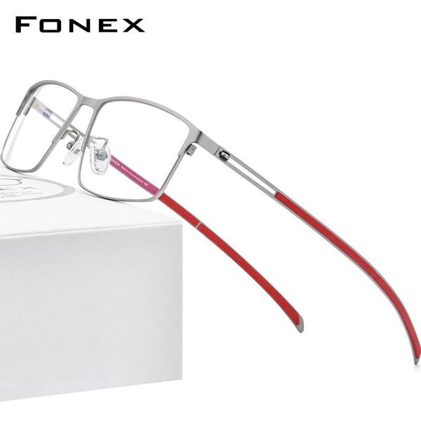 fashion sunglasses frames fonex titanium alloy glasses frame men 2021 square prescription eyeglasses myopia optical korean screwless eyewear, Black
fashion sunglasses frames fonex titanium alloy glasses frame men 2021 square prescription eyeglasses myopia optical korean screwless eyewear, Black