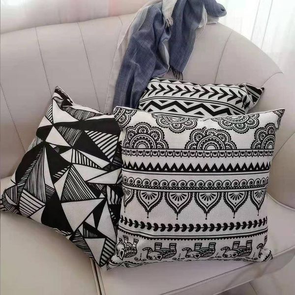 cushion/decorative pillow linen bohemia cushion cover decorative flax case summer home decor living room sofa pillowcase black white geometr
cushion/decorative pillow linen bohemia cushion cover decorative flax case summer home decor living room sofa pillowcase black white geometr
