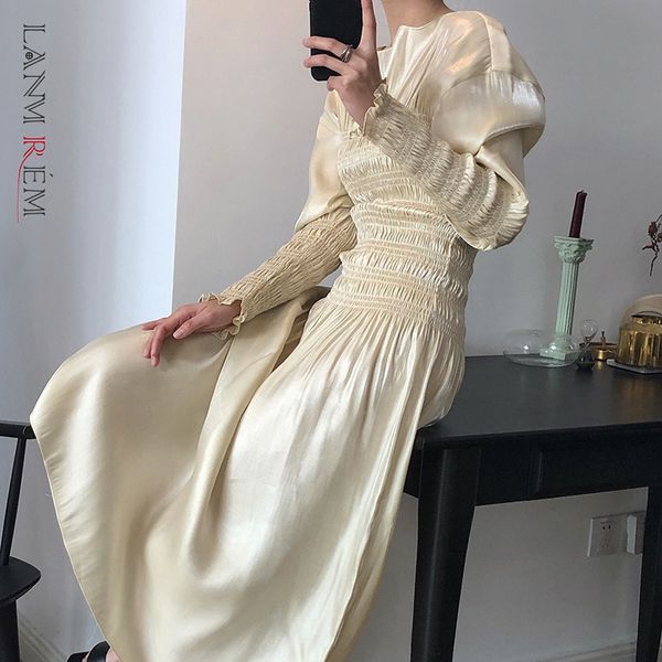 women black pleated waist dress arrivals round neck long sleeve loose fit fashion spring autumn 2e1506 210507, Black;gray
women black pleated waist dress arrivals round neck long sleeve loose fit fashion spring autumn 2e1506 210507, Black;gray