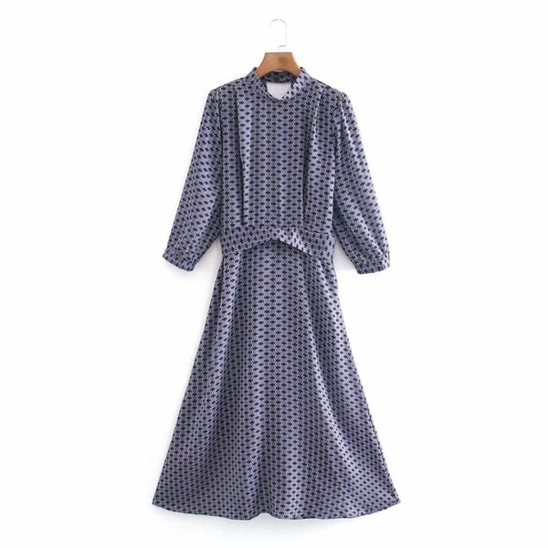 women vintage a line stand collar dress long sleeves floral printed midi vacation beach casual nx9870 210525, Black;gray
women vintage a line stand collar dress long sleeves floral printed midi vacation beach casual nx9870 210525, Black;gray