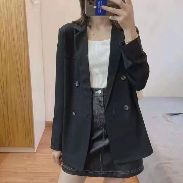 women's suits & blazers 2021 spring thin suit jacket korean version vertical sense leisure chiffon small top, White;black
women's suits & blazers 2021 spring thin suit jacket korean version vertical sense leisure chiffon small top, White;black