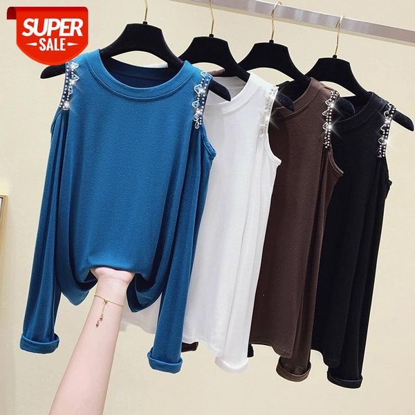 modal cotton t-shirt women 2021 fashion autumn off shoulder t shirt long sleeve casual soft tee shirt femme plus size #ap9t, White
modal cotton t-shirt women 2021 fashion autumn off shoulder t shirt long sleeve casual soft tee shirt femme plus size #ap9t, White