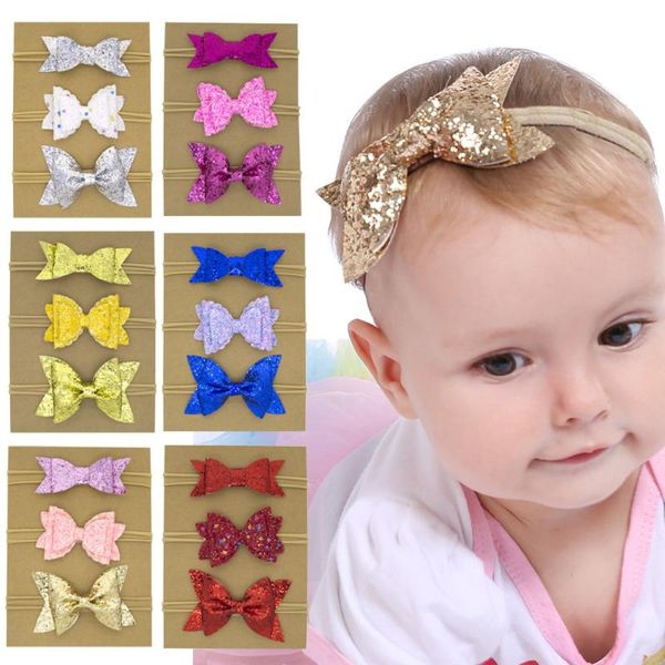 hair accessories 3pc/sets baby headbands nylon sequined bow solid color elastic band bands turban for born kids, Slivery;white
hair accessories 3pc/sets baby headbands nylon sequined bow solid color elastic band bands turban for born kids, Slivery;white