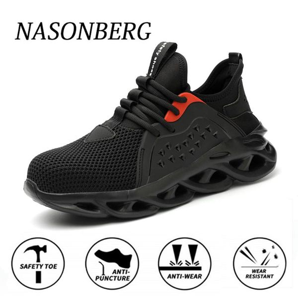 boots nasonberg mens steel toe work safety shoes lightweight breathable men anti-smashing anti-puncture protective, Black
boots nasonberg mens steel toe work safety shoes lightweight breathable men anti-smashing anti-puncture protective, Black
