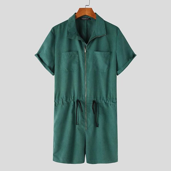 man pockets overalls men solid color jumpsuit shorts leisure zipper joggers summer short sleeve drawstring rompers s-5xl men's, White;black
man pockets overalls men solid color jumpsuit shorts leisure zipper joggers summer short sleeve drawstring rompers s-5xl men's, White;black
