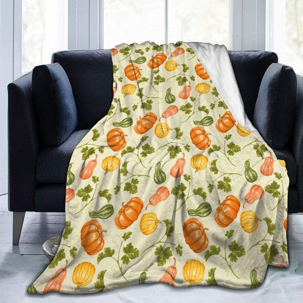 Happy Fall Pumpkin Blanket,Flannel Throw Blanket Ultra Soft Micro Fleece Blanket Bed Couch Living Room 50x40 Inch for Kids 50" X
Happy Fall Pumpkin Blanket,Flannel Throw Blanket Ultra Soft Micro Fleece Blanket Bed Couch Living Room 50x40 Inch for Kids 50" X