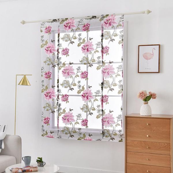 peony floral voile sheer tulle short curtain window for living room bedroom kitchen panel valance & drapes
peony floral voile sheer tulle short curtain window for living room bedroom kitchen panel valance & drapes