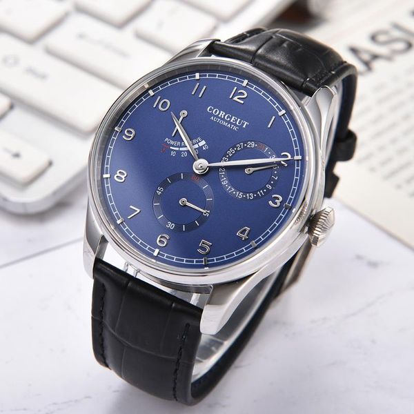 wristwatches corgeut mens watch 42mm seagull automatic mechanical wrist watches kinetic energy reserve date waterproof 316l stainless steel, Slivery;brown
wristwatches corgeut mens watch 42mm seagull automatic mechanical wrist watches kinetic energy reserve date waterproof 316l stainless steel, Slivery;brown