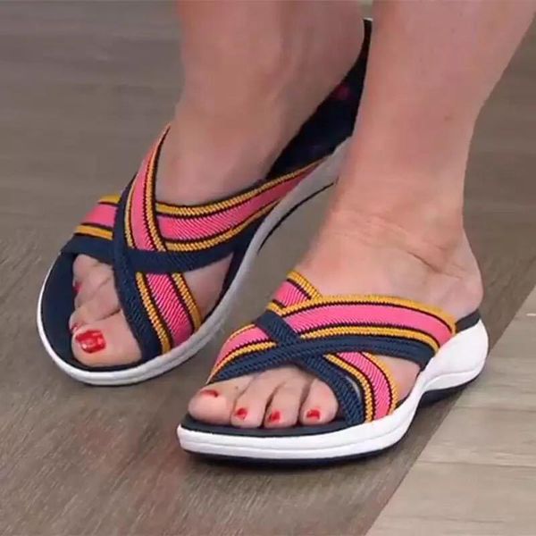 slippers summer women open toe mixed color flat female sandals outdoor beach soft footwear fashion ladies shoes slides, Black
slippers summer women open toe mixed color flat female sandals outdoor beach soft footwear fashion ladies shoes slides, Black