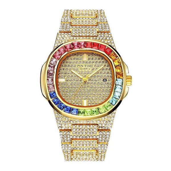 wristwatches drop heren horloges brand luxe iced out horloge diamanten goud mannen zaken hip hop relogio masculin, Slivery;brown
wristwatches drop heren horloges brand luxe iced out horloge diamanten goud mannen zaken hip hop relogio masculin, Slivery;brown