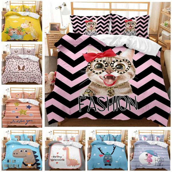 bedding sets cartoon prints duvet cover 3pcs set lovely animals quilt king size comforter boys girls bedclothes
bedding sets cartoon prints duvet cover 3pcs set lovely animals quilt king size comforter boys girls bedclothes