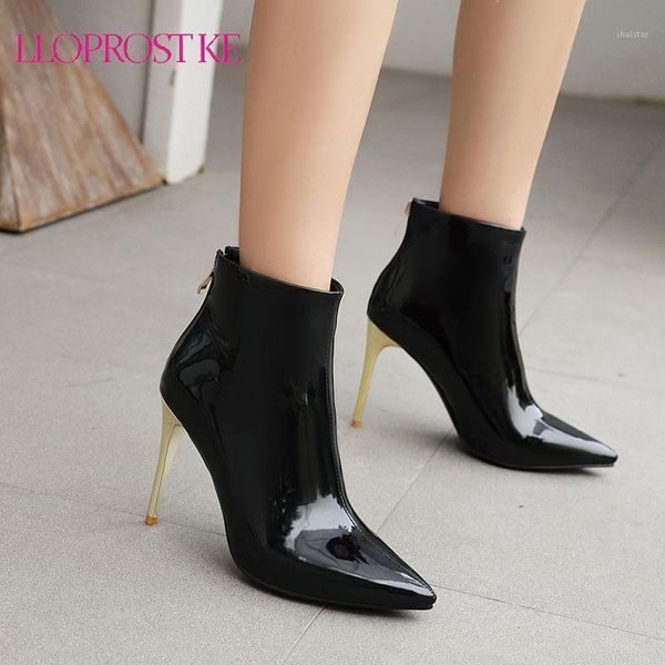 boots lloprost ke 2021 pointed toe zipper women shoes autumn winter spike high heel ankle pu leather fashion size 481, Black
boots lloprost ke 2021 pointed toe zipper women shoes autumn winter spike high heel ankle pu leather fashion size 481, Black