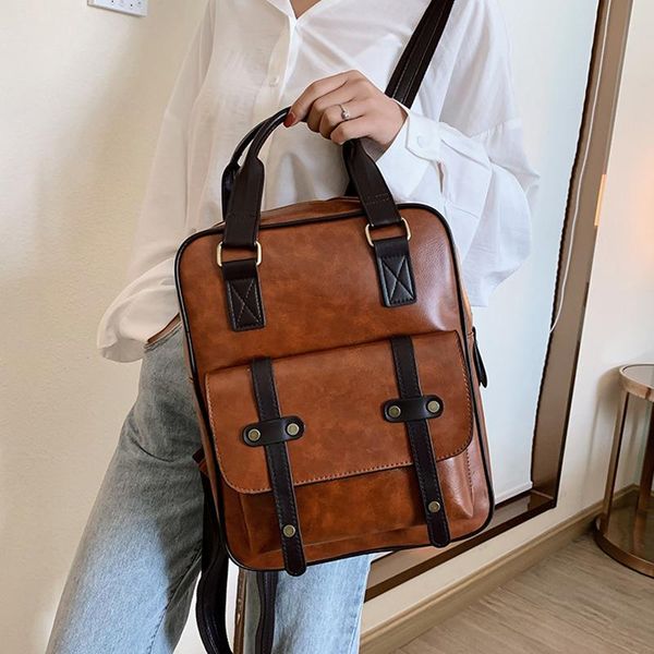 evening bags 2021 mochila feminina anti theft school waterproof travel vintage lapbrown leather backpack women korean designer
evening bags 2021 mochila feminina anti theft school waterproof travel vintage lapbrown leather backpack women korean designer