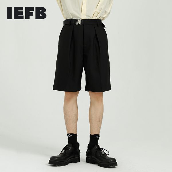 iefb summer suit shorts for men korean loose trend knee length pants with bele design loose wide leg shorts 9y7119 210524, White;black
iefb summer suit shorts for men korean loose trend knee length pants with bele design loose wide leg shorts 9y7119 210524, White;black