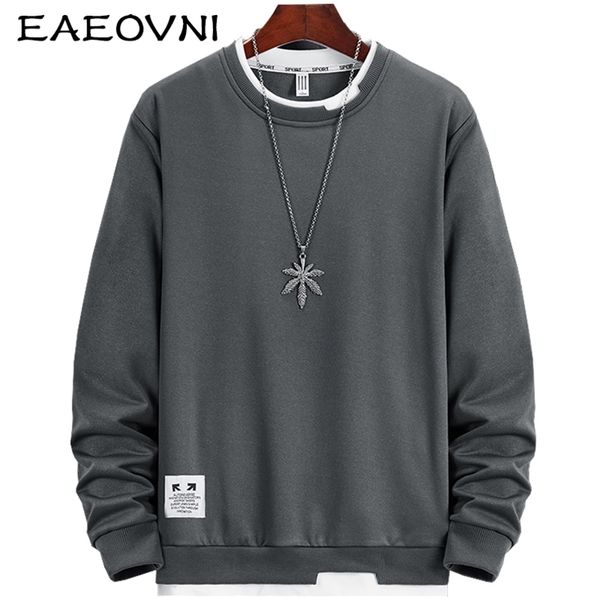 eaeovni autumn mens sweatshirt o-neck long sleeve male hoodies solid color casual hip-hop streetwear men pullover fashion 211014, Black
eaeovni autumn mens sweatshirt o-neck long sleeve male hoodies solid color casual hip-hop streetwear men pullover fashion 211014, Black