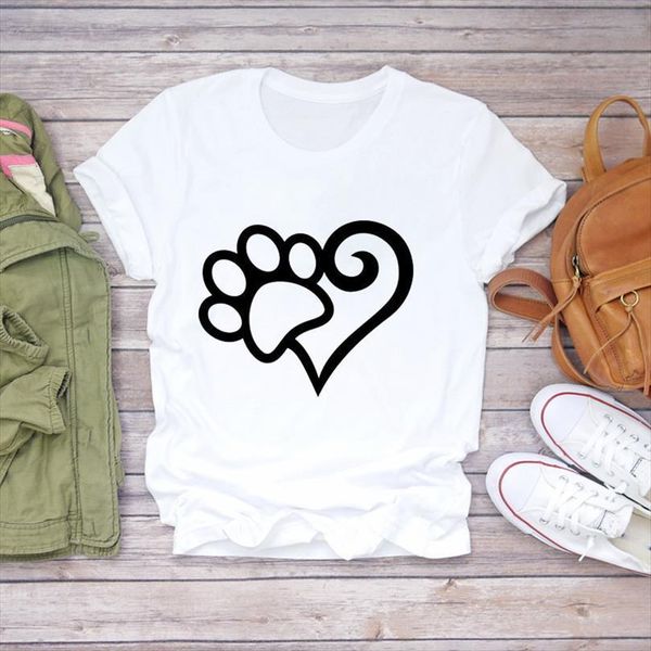 men love paw dog mens cat fashion short sleeve pet animal ladies print lady graphic female tee, White;black
men love paw dog mens cat fashion short sleeve pet animal ladies print lady graphic female tee, White;black