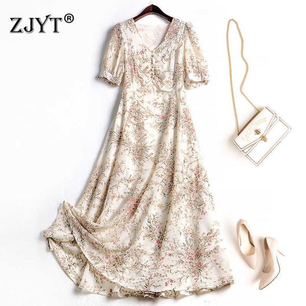 elegant runway designers floral printed embroidery midi summer dress women short sleeve robe casual holiday party vestidos 210601, Black;gray
elegant runway designers floral printed embroidery midi summer dress women short sleeve robe casual holiday party vestidos 210601, Black;gray