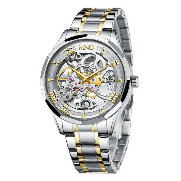 wristwatches men's mechanical watch hollow fashion leisure business luxury tourbillon automatic steel band waterproof student, Slivery;brown
wristwatches men's mechanical watch hollow fashion leisure business luxury tourbillon automatic steel band waterproof student, Slivery;brown
