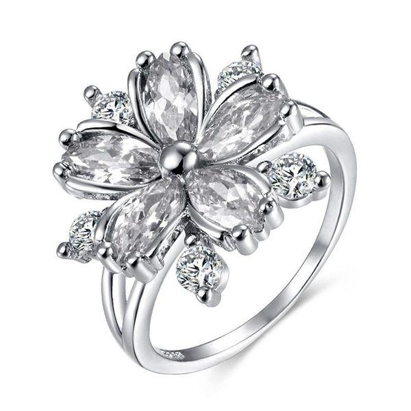wedding rings cute romantic flower shiny crystal white/pink cubic zircon stone female engagement ring band accessories gift, Slivery;golden
wedding rings cute romantic flower shiny crystal white/pink cubic zircon stone female engagement ring band accessories gift, Slivery;golden