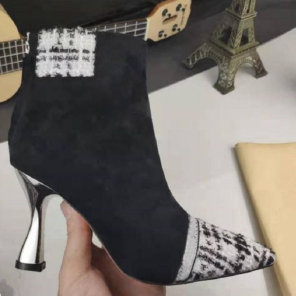 boots women thin high heel pointed toe woman shoes zipper genunie leather patchwork zapatos de mujer warm, Black
boots women thin high heel pointed toe woman shoes zipper genunie leather patchwork zapatos de mujer warm, Black