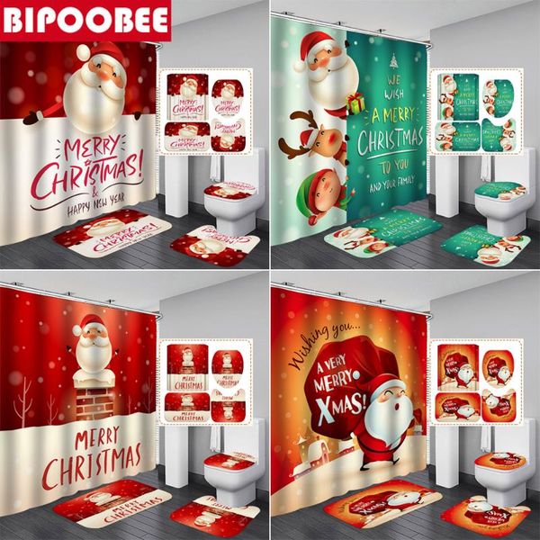 shower curtains merry christmas bathroom set funny santa claus curtain bath mats rugs toilet lid cover xmas non-slip carpet
shower curtains merry christmas bathroom set funny santa claus curtain bath mats rugs toilet lid cover xmas non-slip carpet