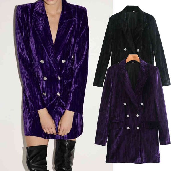 women's down & parkas women autumn winter velvet dress jacket coat turn-down collar long lady streetwear buttons outwear huia, Black
women's down & parkas women autumn winter velvet dress jacket coat turn-down collar long lady streetwear buttons outwear huia, Black