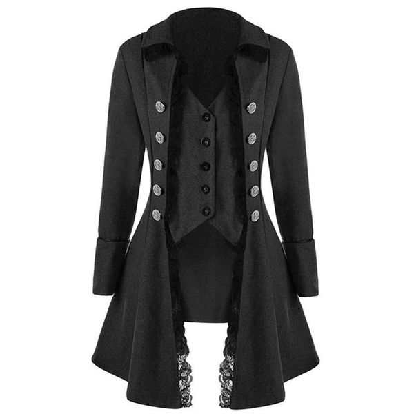 women's jackets winter vintage women casual button lace long sleeve quilted coats for fashion casaco feminino 2021, Black;brown
women's jackets winter vintage women casual button lace long sleeve quilted coats for fashion casaco feminino 2021, Black;brown