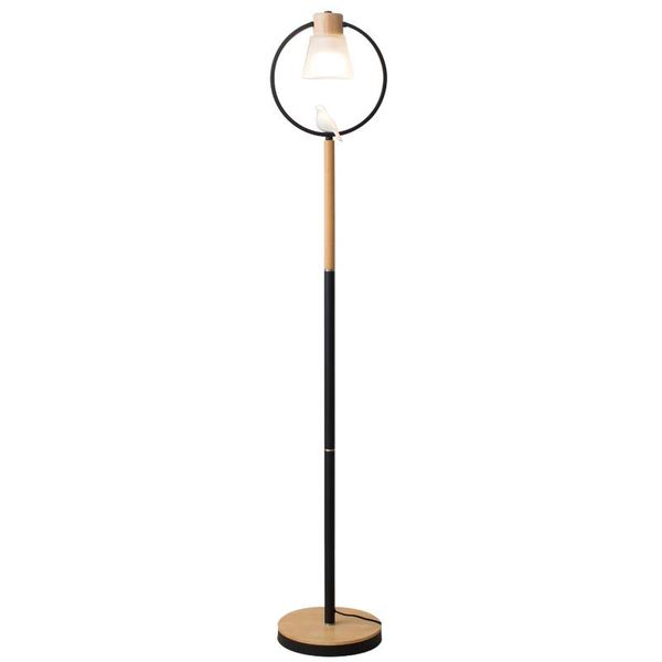 floor lamps wood dining room decor lighting office led work lamp wedding glass standing kitchen e27 bird luminaria