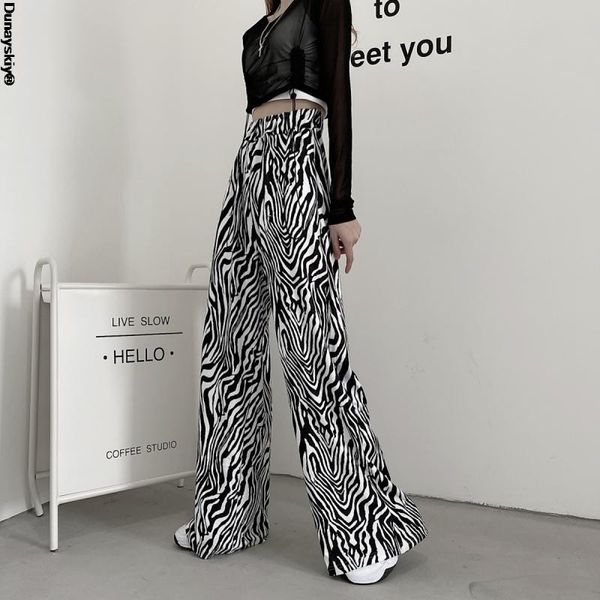 women's pants & capris women lace-up adjustable zebra pattern striped fashionable loose leisure stylish straight trousers womens comfor, Black;white
women's pants & capris women lace-up adjustable zebra pattern striped fashionable loose leisure stylish straight trousers womens comfor, Black;white