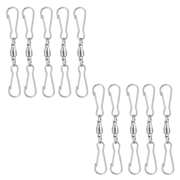 hooks & rails 20pcs dual swivel 360° rotatable clips useful hangers for wind spinners
hooks & rails 20pcs dual swivel 360° rotatable clips useful hangers for wind spinners