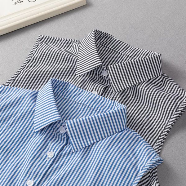 bow ties blue striped fake collar for women shirt detachable collars lapel blouse men false clothes neckwear accessory, Black;gray
bow ties blue striped fake collar for women shirt detachable collars lapel blouse men false clothes neckwear accessory, Black;gray