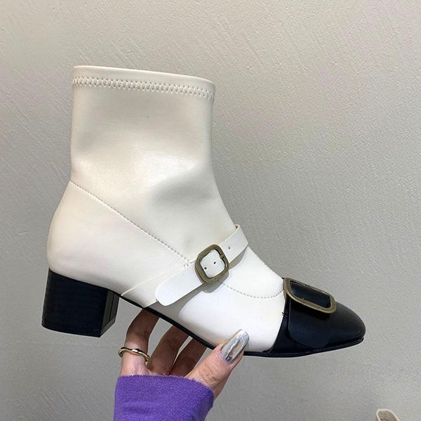 boots zipper office lady street footwear 2021 square toe autumn winter ladies pump all match women shoes heel ankle boot, Black
boots zipper office lady street footwear 2021 square toe autumn winter ladies pump all match women shoes heel ankle boot, Black
