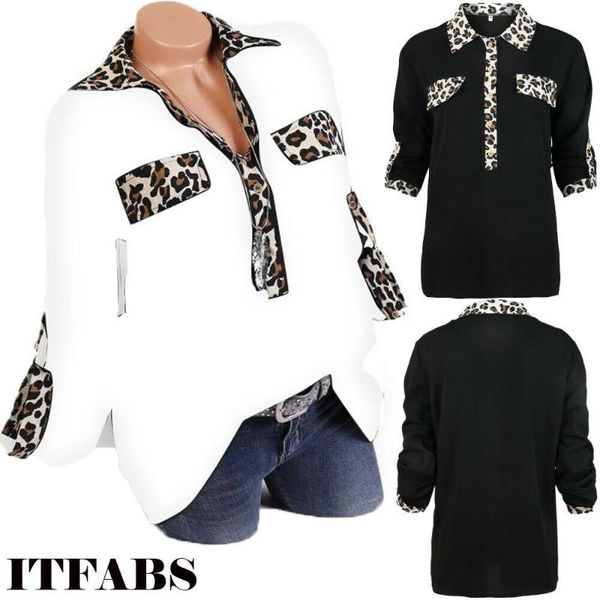 2021 women lady girls slim leopard print blouse loose casual long sleeve shirt fashion shirts dropshipping, White
2021 women lady girls slim leopard print blouse loose casual long sleeve shirt fashion shirts dropshipping, White