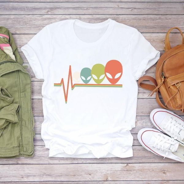 90s cartoon funny cute women t shirts short sleeve clothes womens ladies graphic female tee, White
90s cartoon funny cute women t shirts short sleeve clothes womens ladies graphic female tee, White
