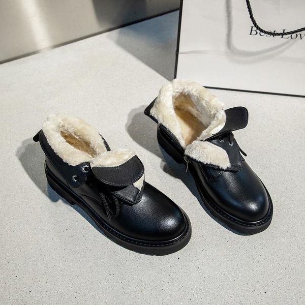 boots women ankle fashion thick plush shoes woman cow leather snow ladies chunky high heels female punk footwear, Black
boots women ankle fashion thick plush shoes woman cow leather snow ladies chunky high heels female punk footwear, Black
