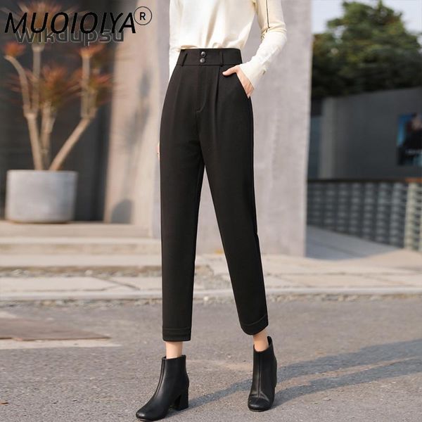 women's pants & capris classic vintage harem trousers women high waist office ladies black casual loose work wear autumn winter female, Black;white
women's pants & capris classic vintage harem trousers women high waist office ladies black casual loose work wear autumn winter female, Black;white