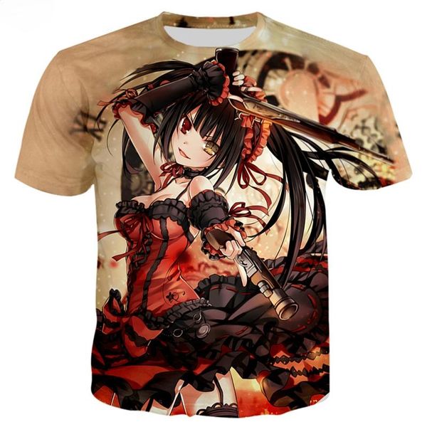 men's t-shirts classic anime date a live 3d print t-shirt fashion casual short sleeve t shirts men women harajuku streetwear clothes, White;black
men's t-shirts classic anime date a live 3d print t-shirt fashion casual short sleeve t shirts men women harajuku streetwear clothes, White;black