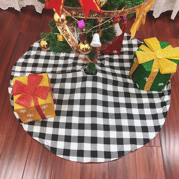 christmas decorations est arrival tree dress plaid skirt funny gift reusable outdoor party round home office decoration