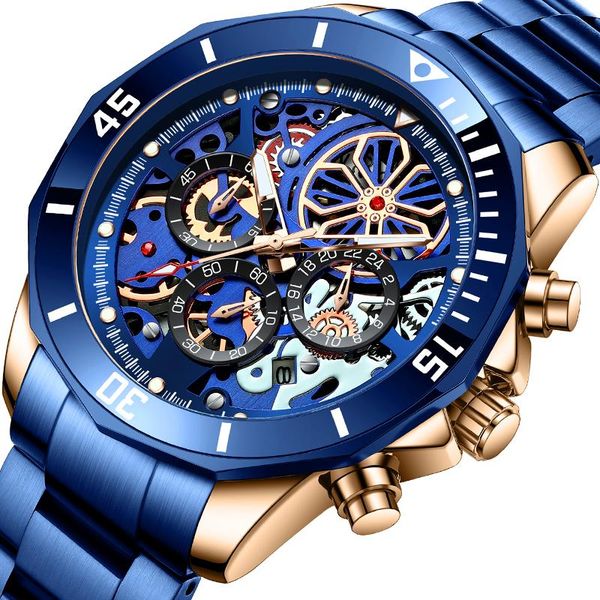 wristwatches relogio masculino fashion lige sport chronograph mens watches quartz clock waterproof big dial watch men, Slivery;brown
wristwatches relogio masculino fashion lige sport chronograph mens watches quartz clock waterproof big dial watch men, Slivery;brown