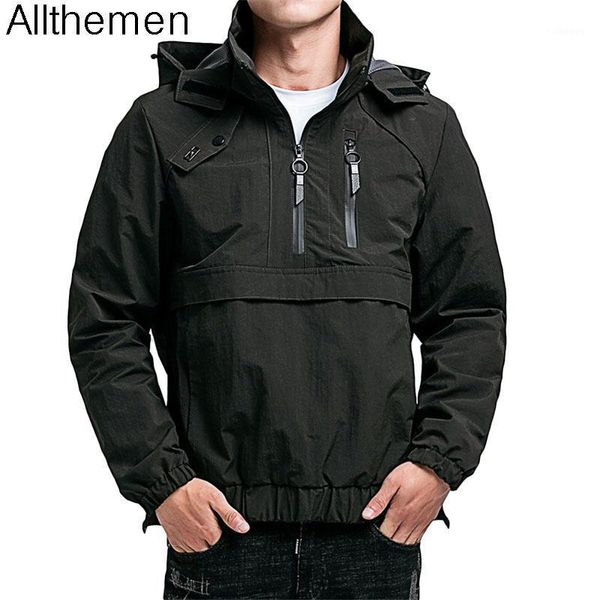 men's jackets allthemen autumn winter casual men coats hoodie jacket fashion hooded male bomber outwear loose solid, Black;brown
men's jackets allthemen autumn winter casual men coats hoodie jacket fashion hooded male bomber outwear loose solid, Black;brown